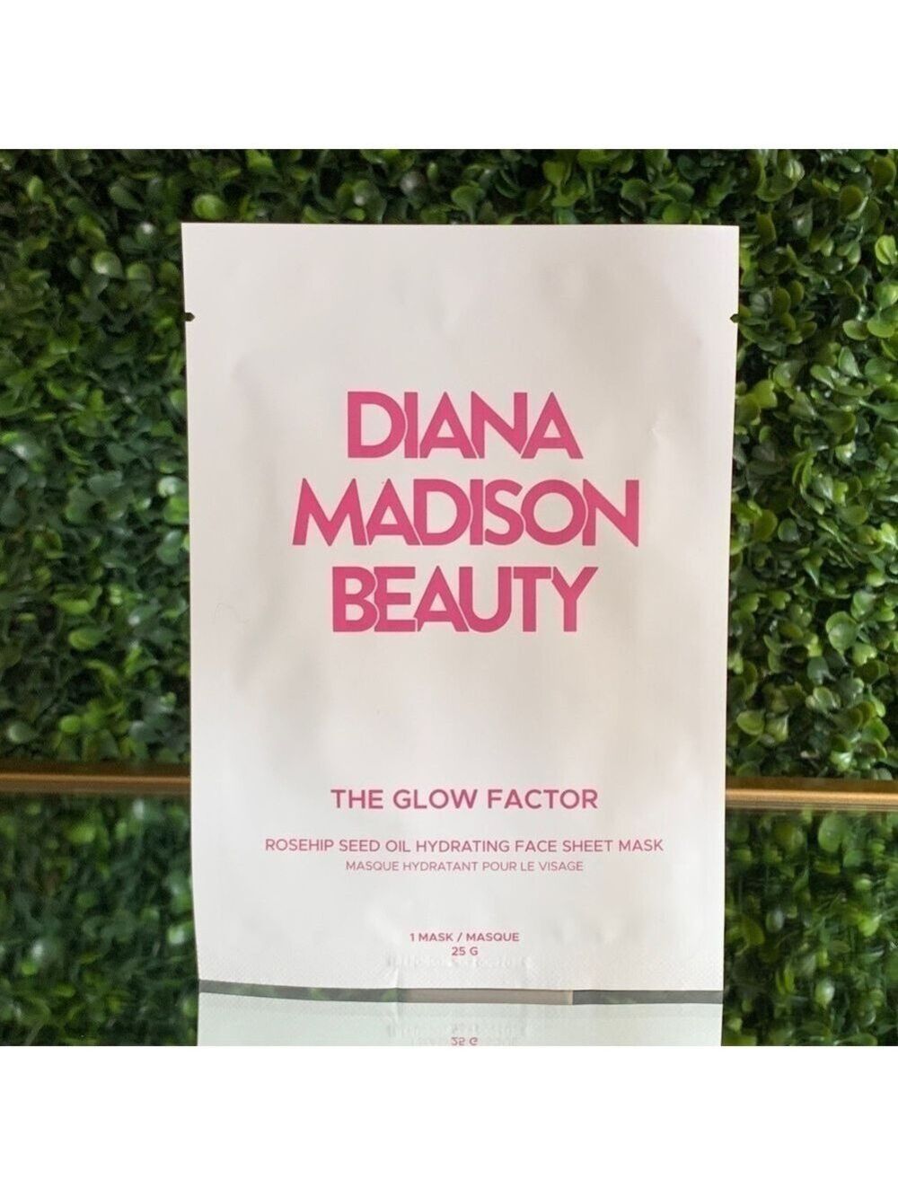 Diana Madison Beauty The Glow Factor Rosehip Seed Oil Hydrating Face Sheet Mask🆕